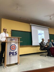 Glimpses of today’s events at PES university